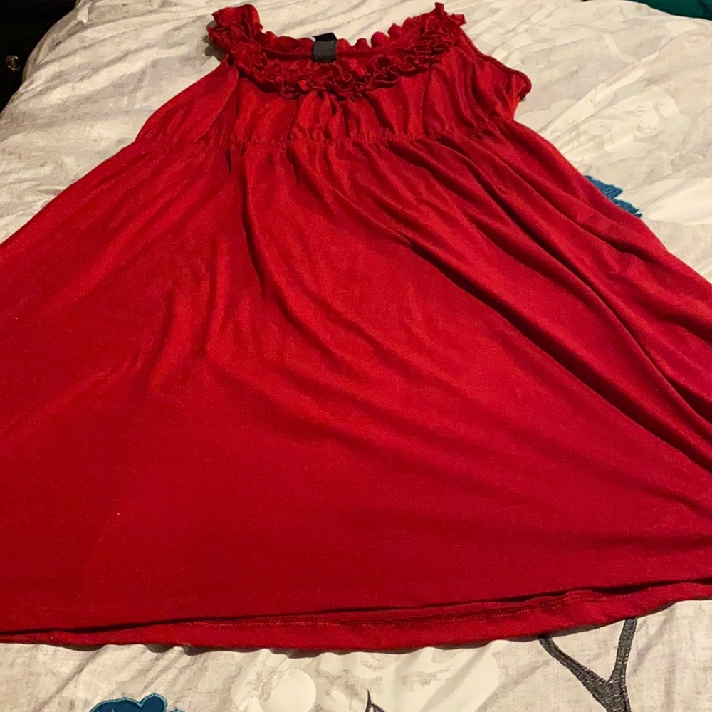 Red dress